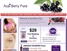 Tablet Screenshot of acaiberrypure.org